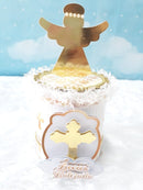 Arquivo  Silhouette - Batizado Dourado -mimos Ateliê Oficial