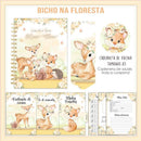 Caderneta De Vacina Bichos Da Floresta - Arquivo Digital
