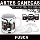Pack Artes Fusca Canecas Mockups Corel Png Estampas