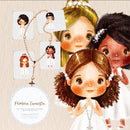 Kit Digital Primeira Eucaristia Arquivos Sem Fundo Png