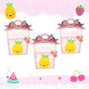 Kit Festa Frutas Kwaii - Arquivo Digital