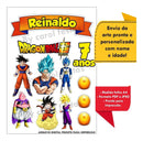 Arquivo De Corte Topo De Bolo Personalizado Dragon Ball