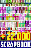 520 Kits Papel Scrapbook Digital +22 Mil Arquivos Scrapbook