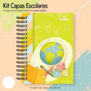 Combo Arquivo Digital Capas Escolares 2023