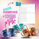 + 1200 Artes P/ Canecas Dias Das Mães + Mockups + Extras