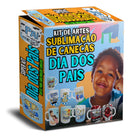 Pack De Artes P/ Canecas Dia Dos Pais 2023 Para Imprimir