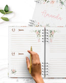 Arquivo Digital - Agenda Floral Rosa 2023 Com 1dpp E 2dpp