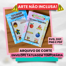 Arquivo Envelope para Tatuagens Temporária Molde