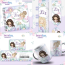 Arquivo Encadernação Baby Sereias Aquarela