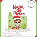 Arquivo Natal Topo de Bolo Bebê Noel