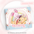 Arquivo Encadernação Baby Ursinho Pooh Aquarela - PAMELLA