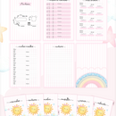 Arquivo Combo Encadernação Baby Sunchine Arco Iris