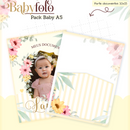 Arquivo Encadernação Baby Foto Floral