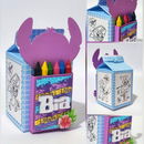Arquivo Caixa Milk para Colorir Stitch