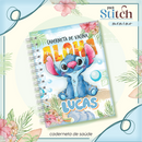 Arquivo Kit Encadernação Stitch Aquarela