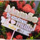 Arquivo dia das mães topo de bolo mamãe te amo
