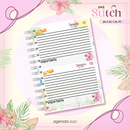 Arquivo Kit Encadernação Stitch e Angel