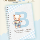 Arquivo Combo Encadernação Baby Ursinho Azul Alfabeto