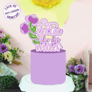 Arquivo dia das mães topo de bolo flor BB