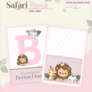 Arquivo Combo Encadernação Baby Safari Rosa