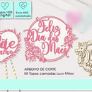 Arquivo dia das mães topo de bolo combo mães floral
