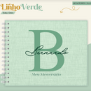 Arquivo Combo Encadernação Baby Linho Verde Alfabeto