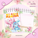 Arquivo Kit Encadernação Stitch e Angel