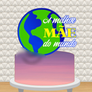 Arquivo dia das mães topo de bolo a melhor mãe do mundo
