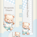 Arquivo Combo Encadernação Baby Ursinho Azul Alfabeto