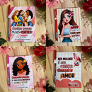 Arquivo Dia da Mulher Capa Bloquinho com caneta - GB ARQUIVOS