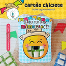 Arquivo Card Chiclete Junino - ART IDEIA