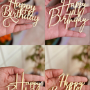 Arquivo combo topo de bolo Happy Birthday