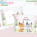 Arquivo Combo Encadernação Baby Bosque Aquarela
