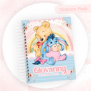 Arquivo Encadernação Baby Ursinho Pooh Aquarela - PAMELLA