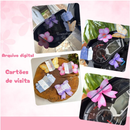 Arquivo Card Retrovisor FLOR - BORBOLETA - LAÇOS