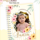 Arquivo Encadernação Baby Foto Floral