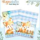 Arquivo Encadernação Baby Raposinha Menino Bosque