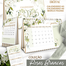 Arquivo Calendário Rosas Brancas 2026 - Bicho Papel