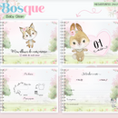 Arquivo Combo Encadernação Baby Bosque Aquarela