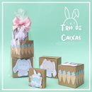 Arquivo de Corte Trio de Caixas Somente Moldes - PAPEL CARAMELO