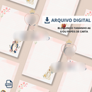 Arquivo 30 papéis de carta ou pautas para bloquinho tamanho A6 - PITAKOS
