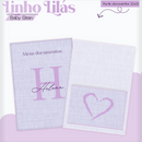 Arquivo Combo Encadernação Baby Linho Alfabeto Lilás