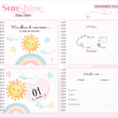 Arquivo Combo Encadernação Baby Sunchine Arco Iris