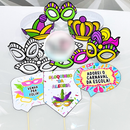 Arquivo Carnaval Plaquinhas e Máscaras
