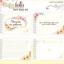 Arquivo Encadernação Baby Foto Floral