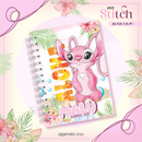 Arquivo Kit Encadernação Stitch e Angel