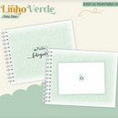 Arquivo Combo Encadernação Baby Linho Verde Alfabeto