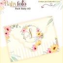 Arquivo Encadernação Baby Foto Floral
