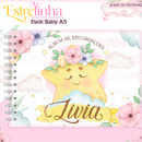 Arquivo Encadernação Baby Estrelinha Menina
