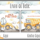 Arquivo Kit Encadernação Baby Trator Amarelo